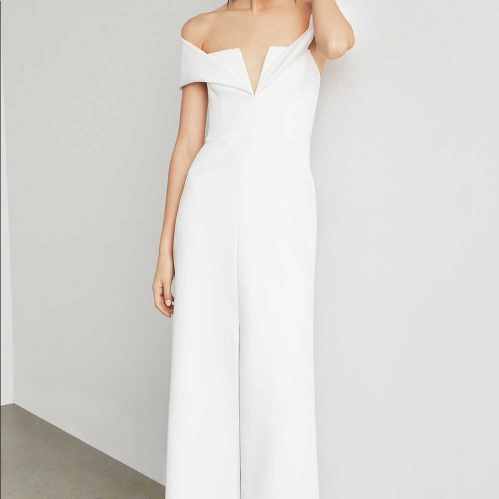 BCBG off the shoulder formal dress